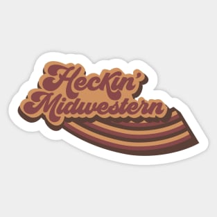 Heckin' Midwestern Sticker